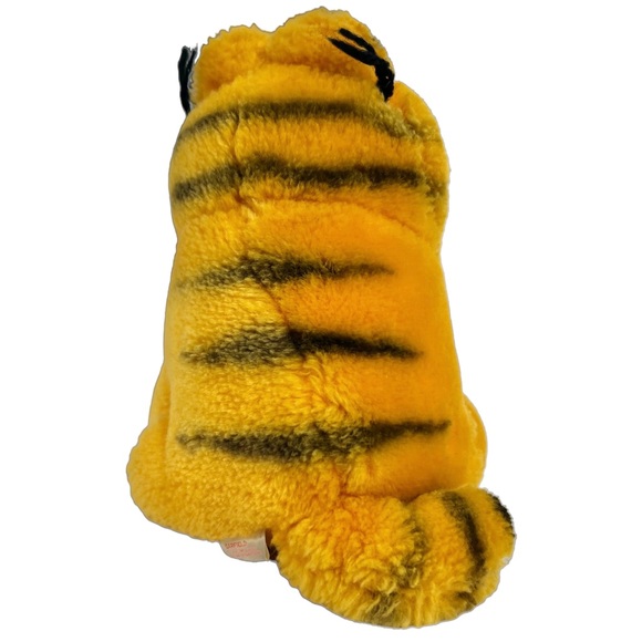 Garfield Plush Sitting Cat TAKE ME HOME FEED ME by Dakin 1978 1981 Vintage 5.5” - Picture 4 of 12